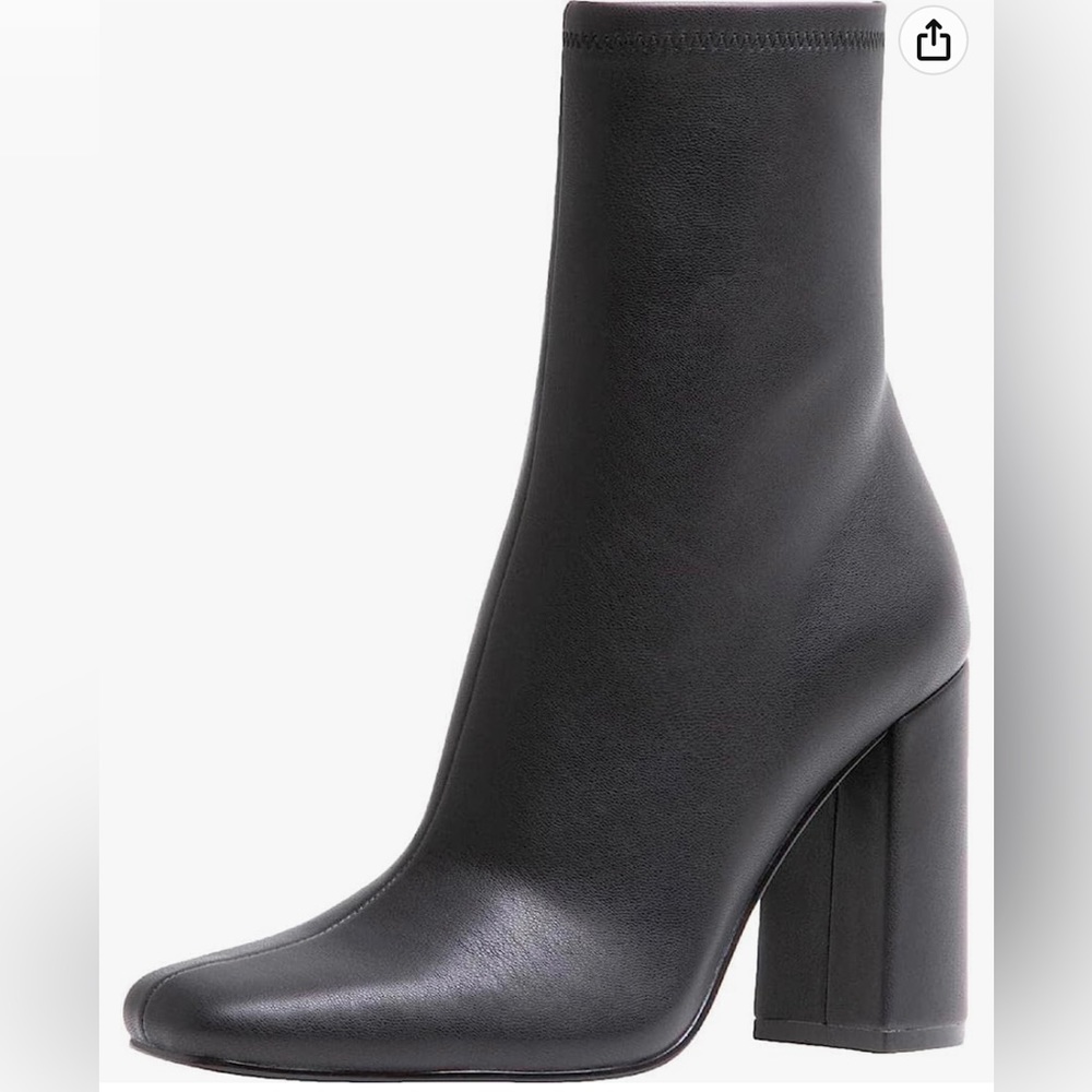 Black ankle boots